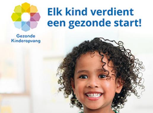 Voorkant folder Gezonde Kinderopvang Voorkant folder Gezonde Kinderopvang