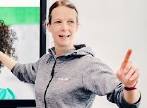 Decoratieve foto van een docent Gezonde Kinderopvang die lesgeeft